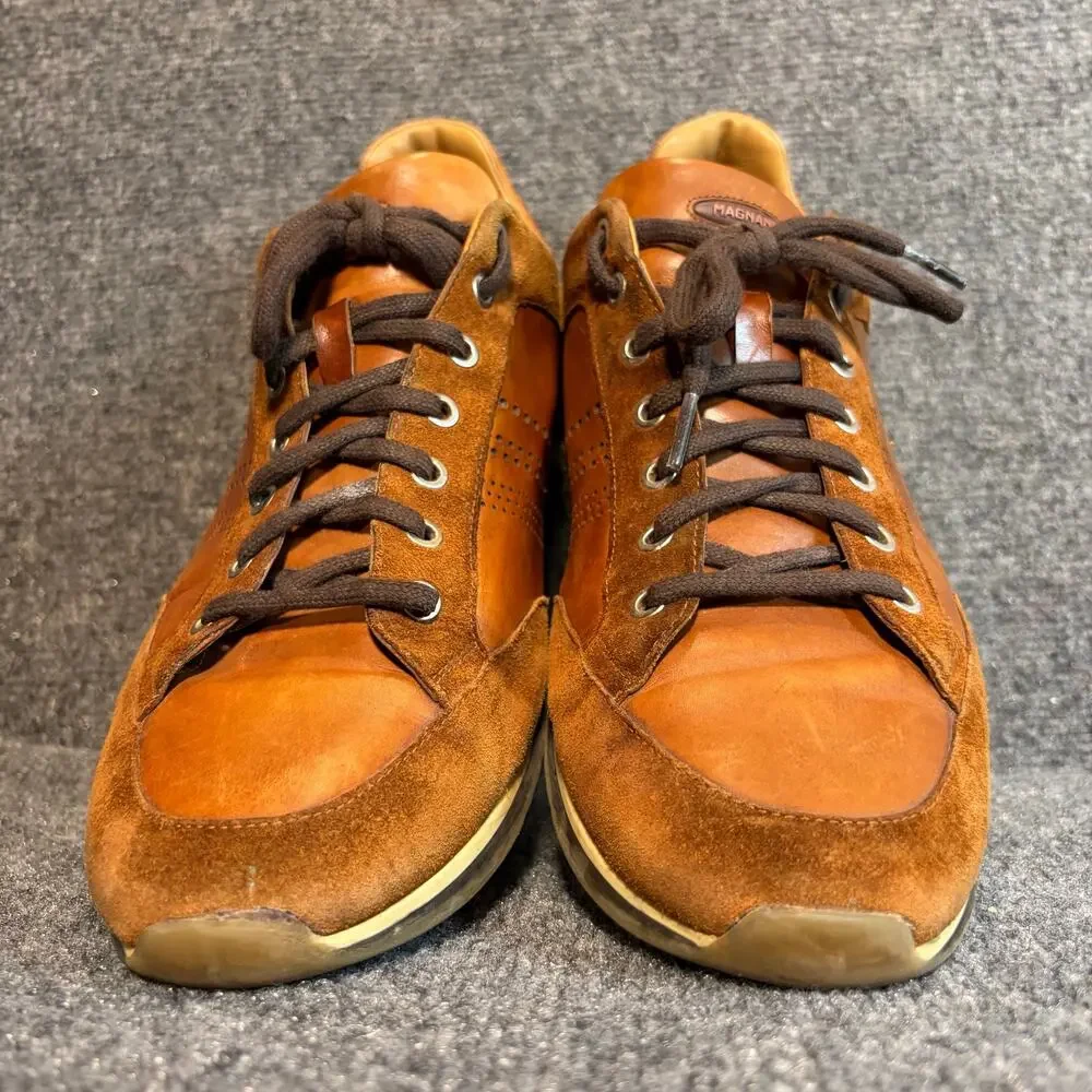 Magnanni brown leather
